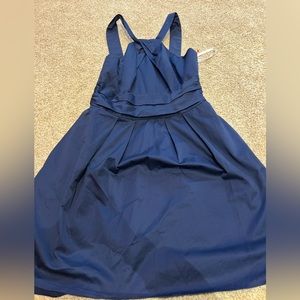 Blue David’s bridal dress